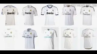 REAL MADRID KIT HISTORY FROM 2011-2021