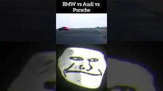 Drag race between BMW m5 Vs Audi Rs4 Vs Porsche 911 Turbo S #cars #ytshorts