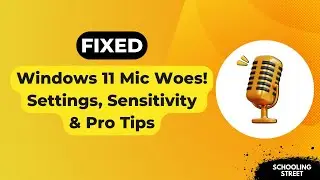 Fixed: Windows 11 Mic Woes! Settings, Sensitivity & Pro Tips