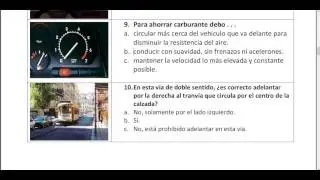 Spanish driving test in Urdu.carnet de conducir permiso B  part 1