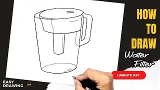 How to draw Water Filter