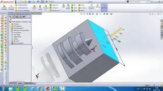 Solidworks Tutorial.....How To Use Combine Tool (Subtract, Add, Common).