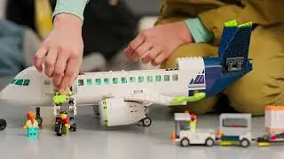 LEGO City Passenger Aeroplane Toy & 4 Airport Vehicles 60367