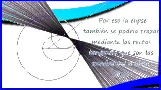 Tangente a una elipse por un punto de la misma (C.Focal)