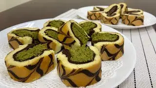 Resepi Kek Tapak Kuda Matcha Crunchy Lembut Dan Gebu | Mudah Disediakan