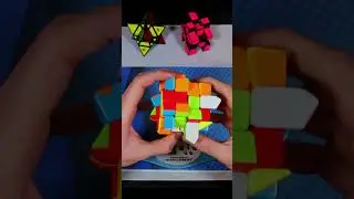 solving the great 4-layered WINDMILL Cube #shorts