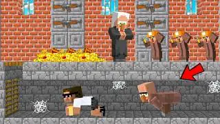 We Snuck into a Mysterious Gangster Base in Minecraft..