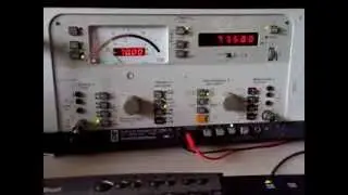 DCF-77 on a Selective Level Meter W&G SPM-15