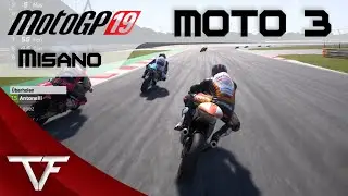 Moto3 Gameplay - Misano - MotoGP 19 [PS4 PRO]