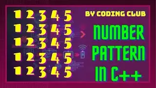 number pattern in c++ #programming #shorts #c++ #youtube