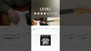 Queen - We Are The Champions (guitar cover with tabs & chords)