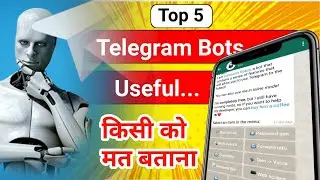 Top 5 Best Telegram Bots to Use in 2021 [ Hindi ] Tricky Bots