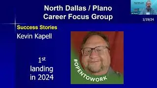 North Dallas / Plano CFG - 1/19/24 - "How to Stay Positive During Your Job Search"