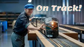 We put a camera in front of the train.