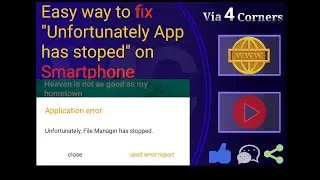 How to fix unfortunately App has stopped in 4 ways