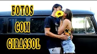 FOTOS COM GIRASSOL - ENSAIO FOTOGRÁFICO