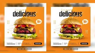 Illsutrator Social media promotion and instagram post template