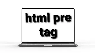 HTML pre tag | html pre tag tutorial | html pre tag meaning #htmltutorial