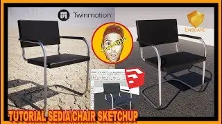 sedia\Chair in Ferro Sketchup Enscape Twinmotion 2018 Tutorial