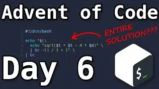 Wait, it's THIS simple? | Advent of Code in BASH (Day 6)