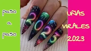 EL DISEÑO MAS VIRAL DE UÑAS PARA AÑO NUEVO tendencias 2023 nails