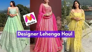 Myntra Lehenga Haul! 😍| End of Reason SALE |Branded Designer Lehengas for Engagement,Sangeet,Wedding