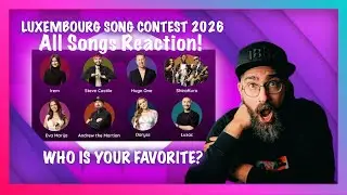 Luxembourg Song Contest 2026 - Reacting to all 8 songs! Eurovision 2026 Luxembourg