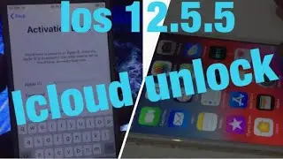 iPhone iCloud Unlock With Sliver window 10  iOS 12.5.5