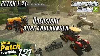 LS25 News - Patch 1.21 brings FIXES for almost every DLC - EVERYTHING at a glance