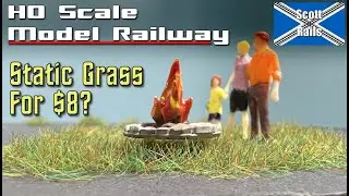 Making A Budget Static Grass Applicator For Under $10 For My New Model Railway Scenery.