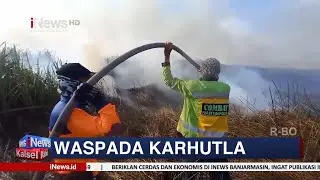 KARHUTLA DI BANJAR BAKAR RATUSAN HEKTAR LAHAN