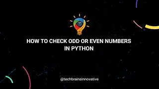 how to check given input even or odd with python ?