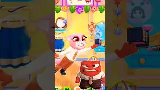 Inside-Out 2 Anger Vs Sadness ❤️🤍🩵💙 #insideout2 #anger #sadness #mytalkingangela2 #cosplay #games