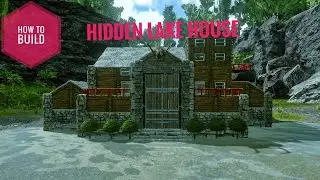 Ark survival• Hidden lake House Build Tutorial • Step by step • 