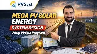Mega PV Solar Energy System Design Using PVSyst Program for Solar Energy Course