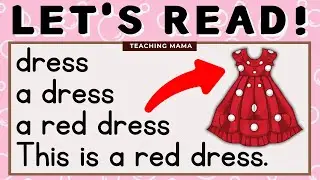 LET'S READ! | PRACTICE READING SIMPLE PHRASES | ENGLISH READING | TEACHING MAMA