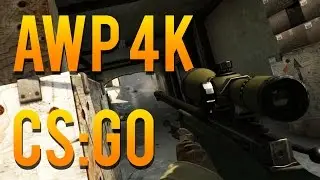 AWP 4K CLUTCH DUST II - CS GO HIGHLIGHT