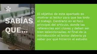 Cápsulas de Conocimiento: Introducción de un artículo de investigación.