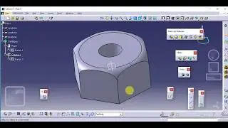 CATIA V5 How to Create NUT With fillet Edge