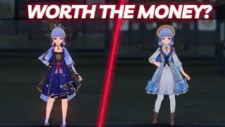Ayaka Outfit Skin Comparison & Gameplay Showcase!