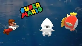 Mario underwater level | Super Mario