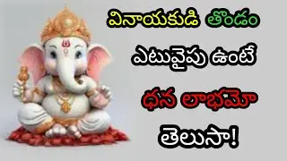 Secret Behind The Direction Of Lord Ganesha Trunk | Which Side Of Trunk gives Profit ?....