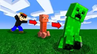 I Got Transformed Into A CURSED Creeper in Minecraft