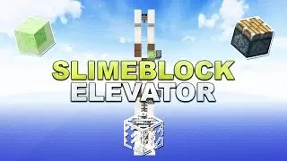 Minecraft - Cheap Slimeblock Elevator // Aufzug - Tutorial 1.8.9