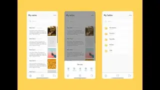 Daily UI Challenge 065: Notes widget