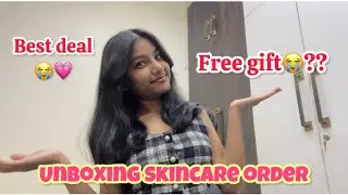 Unboxing skincare products with me💗✨|| CONSCIOUS CHEMIST🦋✨