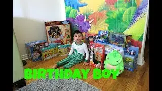 BIRTHDAY MORNING OPENING  PRESENTS