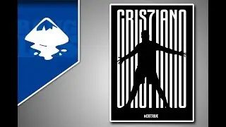 Inkscape Tutorials : How To make Walpaper #CR7Juve Design Using Inkscape
