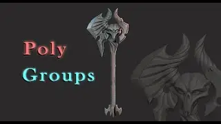 How to use PolyGroups in Zbrush