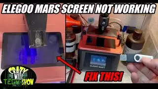 Elegoo Mars screen not working?